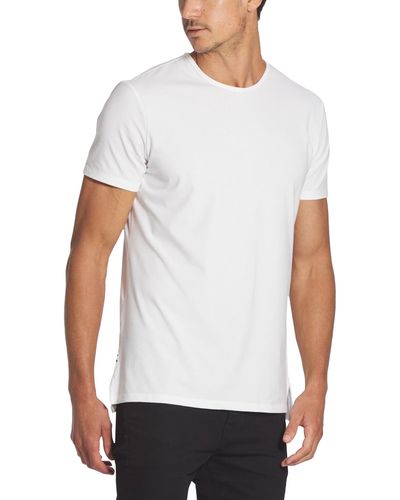 Cuts Ao Split Hem T-shirt - White