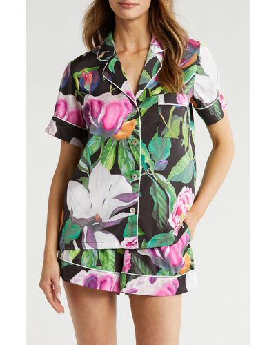 Kilo Brava Floral Short Pajamas - Multicolor