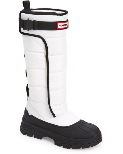 HUNTER Intrepid Tall Waterproof Snow Boot - Black
