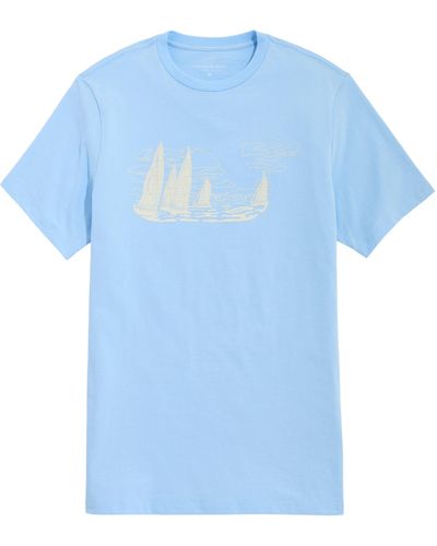 Vineyard Vines Saiboat Whale Graphic T-shirt - Blue