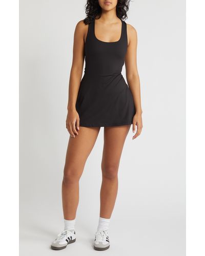 PacSun Sequence Strappy Back Active Dress - Black