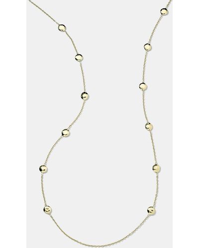 Ippolita Glamazon - Pinball 18k Gold Long Station Necklace - White