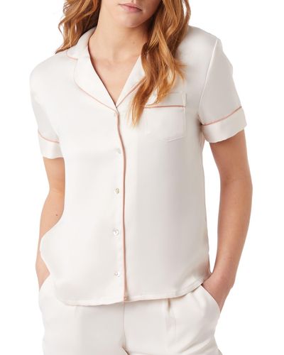 Etam Gia Pajama Top - White