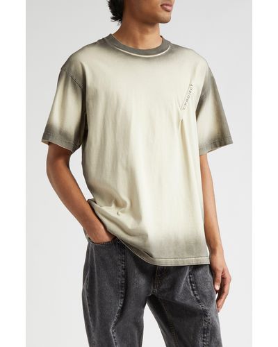 Y. Project Pinched Logo Cotton T-shirt - Natural