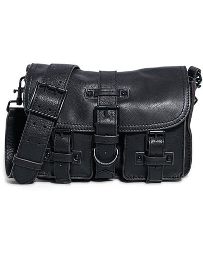 Aimee Kestenberg Saddle Up Leather Crossbody Bag - Black