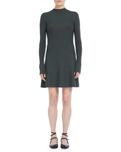 Max Mara Pireo Long Sleeve Sweater Dress - Black