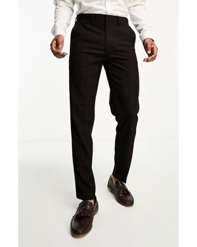 ASOS Slim Fit Suit Pants - Black