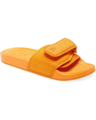 adidas Y-3 X Pharrell Williams Boost Sport Slide Sandal - Orange