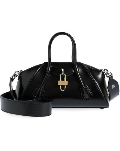 Givenchy Mini Antigona Stretch Handbag - Black