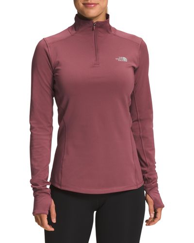 The North Face Warm Half Zip Pullover - Red