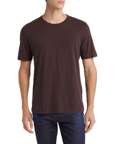 Theory Cosmo Solid Crewneck T-shirt - Purple