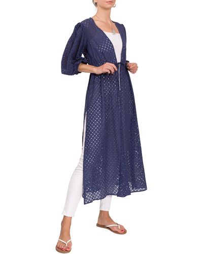 EVERYDAY RITUAL Kittie Cover-up Wrap - Blue