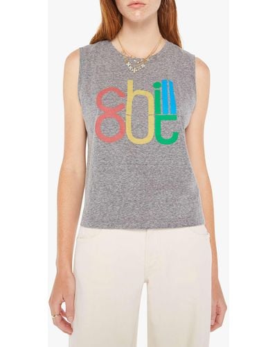 Mother The Strong & Silent Type Graphic Tank - Multicolor