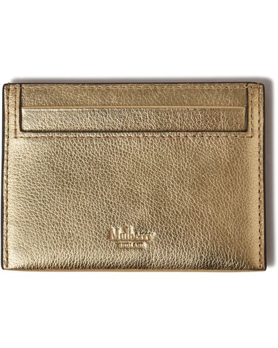 Mulberry Leather Card Case - Natural