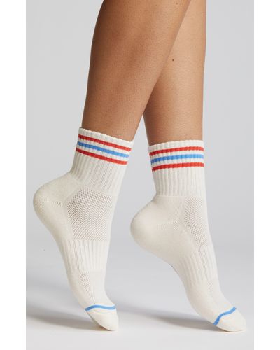 LE BON SHOPPE Girlfriend Quarter Socks - White