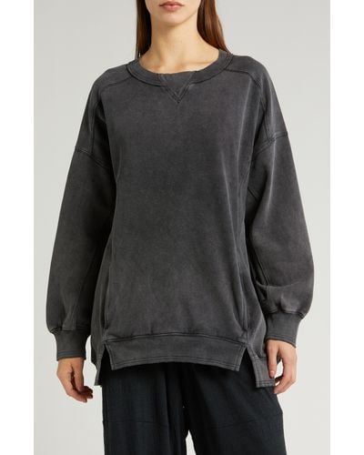 Fp Movement Intercept Oversized Sweatshirt - Black