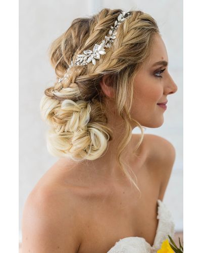 Brides & Hairpins Rhea Halo With Combs - Natural