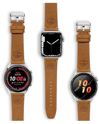 Timberland Leather Apple Watch® Watchband - Black