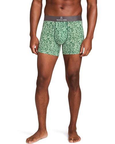 Tommy John Second Skin Boxer Briefs - Green
