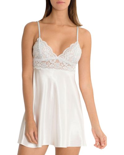 In Bloom Lace Chemise - White