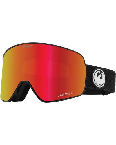Dragon Nfx2 60mm Snow goggles With Bonus Lens - Red