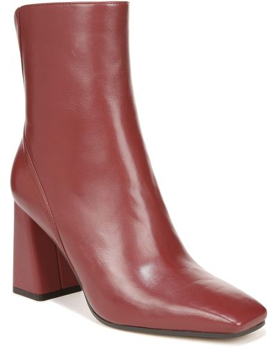 27 EDIT Naturalizer Lexi Square Toe Bootie - Red