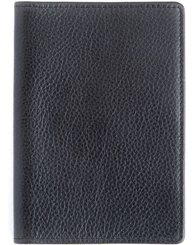 ROYCE New York Personalized Rfid Leather Card Case - Black