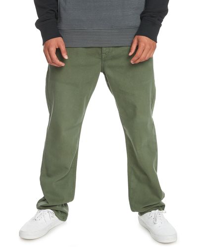 Quiksilver Far Out Stretch 5-pocket Pants - Green