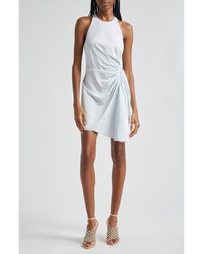 A.L.C. A. L.c. Rue Ruched Asymmetric Dress - White