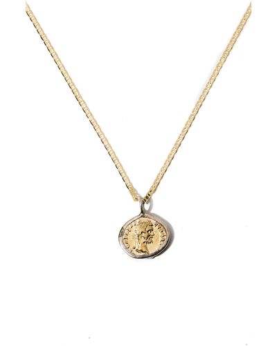 Child Of Wild Caeser Coin Pendant Necklace - Metallic