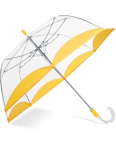 Shedrain Clear Dome Bubble Umbrella - Yellow