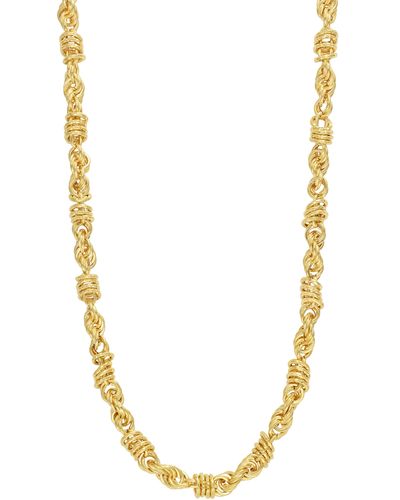 Bony Levy 14k Gold Mixed Chain Necklace - Metallic