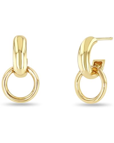 Zoe Chicco 14k Gold huggie Hoop Earrings - Metallic