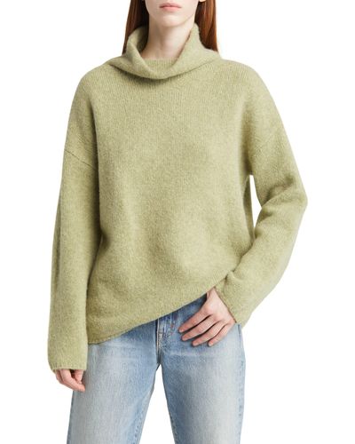 Nordstrom Fuzzy Cowl Neck Sweater - Multicolor