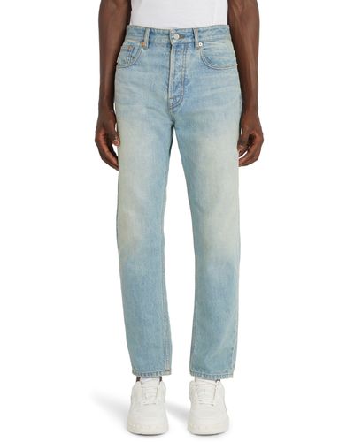 Valentino Vlogo Pocket Cotton Denim Jeans - Blue