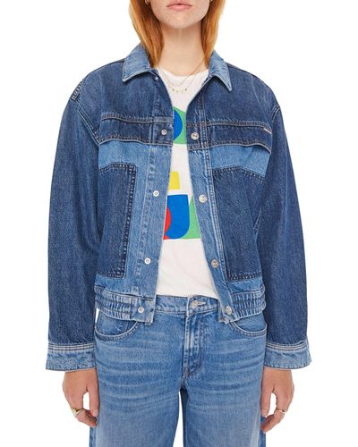 Mother The New Kid On The Block Denim Jacket - Blue