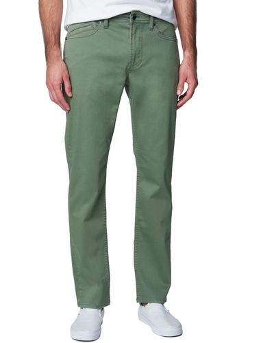 Blank NYC The Wooster Slim Fit Twill Five Pocket Pants - Green