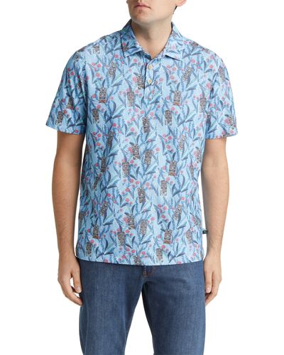 Tommy Bahama Nan-tiki Islandzone Piqué Polo - Blue