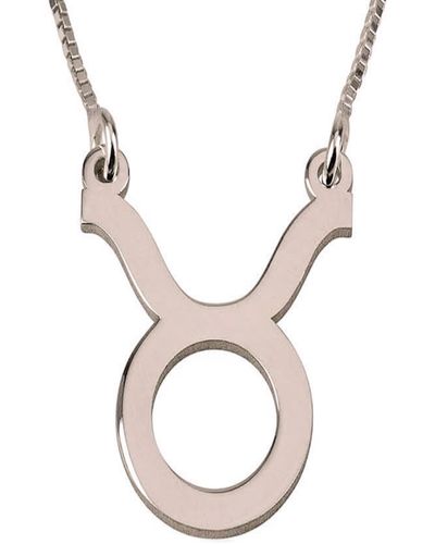 Melanie Marie Zodiac Pendant Necklace - Metallic