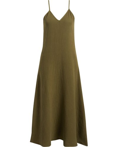 Nordstrom V-neck Cover-up Maxi Dress - Green