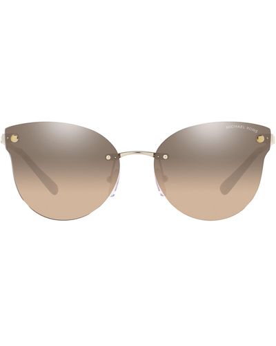 Michael Kors Astoria 59mm Gradient Butterfly Sunglasses - Metallic