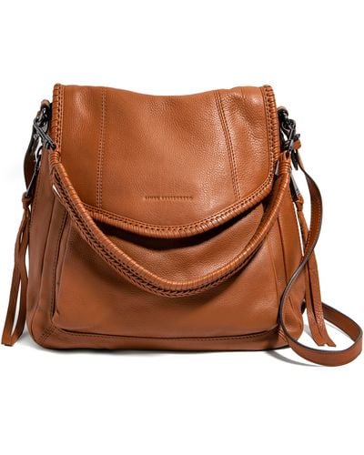 Aimee Kestenberg All For Love Convertible Leather Shoulder Bag - Brown