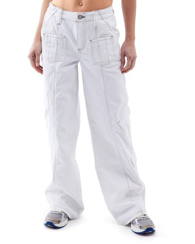 BDG Y2k Straight Leg Jeans - White