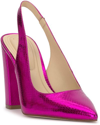 Jessica Simpson Noula Slingback Pointed Toe Pump - Purple