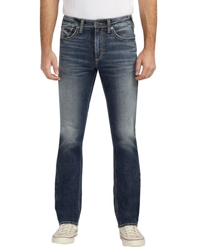 Silver Jeans Co. Grayson Classic Fit Straight Leg Jeans - Blue