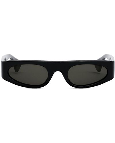 Celine Bold 3 Dots Rectangular Sunglasses - Black