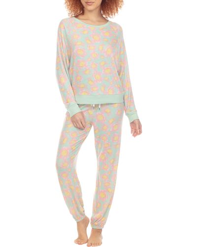 Honeydew Intimates Star Seeker Brushed Jersey Pajamas - Natural