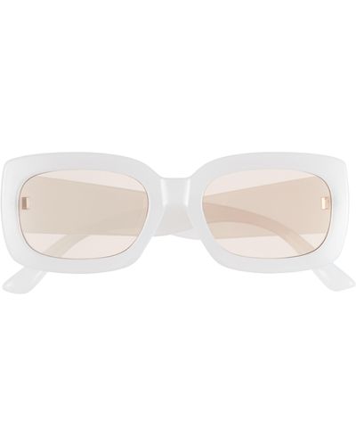 BP. 50mm Rectangular Sunglasses - Natural