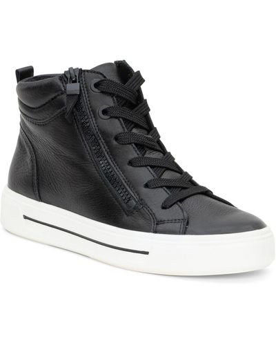 Ara Camden High Top Sneaker - Black