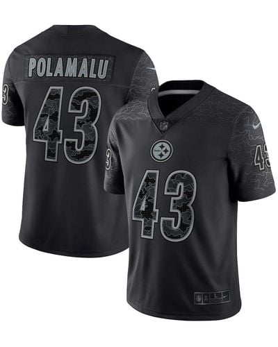 Troy Polamalu Pittsburgh Steelers Nike Retired Player RFLCTV Limited Jersey  - Black